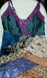 Ladies 100% Silk Cami Top